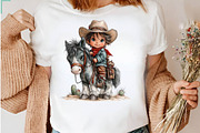 western-boy-clipart-bundle, a Seasonal Illustration by CreationArt (Thumbnail 6 of 7)
