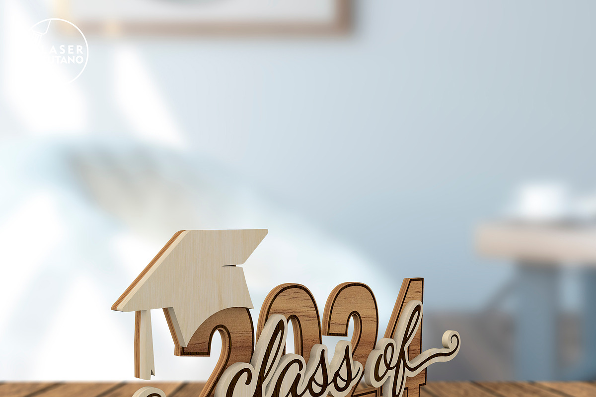Class of 2024 Graduation Template, a Templates & Theme by LaserCutano (Photo 7 of 7)