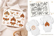 Boho Florals and Butterflies Bundle, an Illustration by DearLetters (Thumbnail 5 of 16)