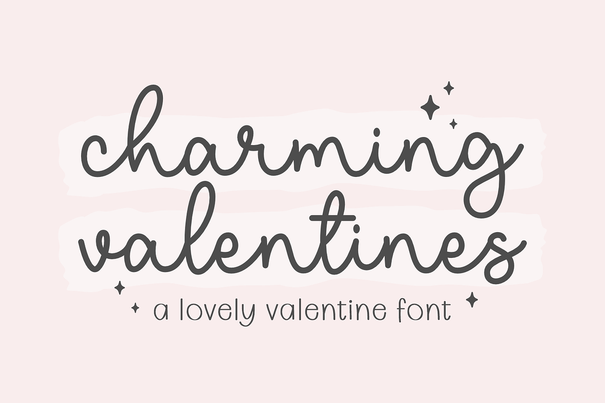 Charming Valentines - Script Font, a Handwritten Font by Keithzo (Photo 1 of 7)