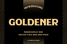 Goldener – Modern Display Serif