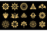 Vector floral set. Spring or summer, an Object Graphic by RODINA (Thumbnail 1 of 3)