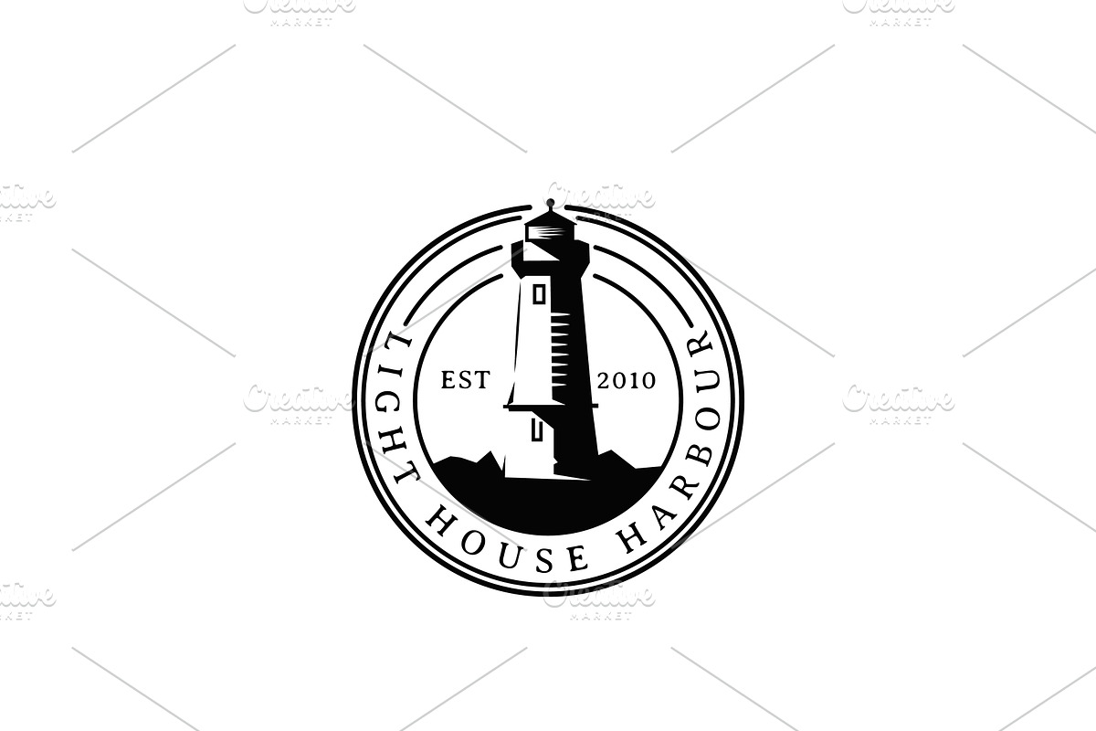 Lighthouse Logo Design Inspiration, a Branding & Logo Template by AlvinStd