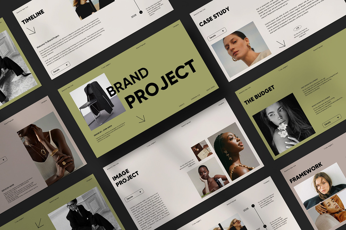 Brand Project Presentation Template preview 2