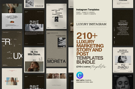 Aesthetic Instagram Template Kit, a Social Media Template by Pixel Grid