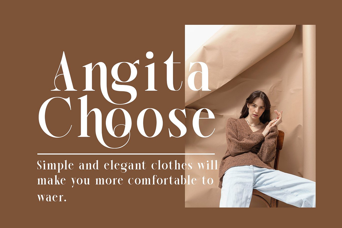 Angitra - Elegant Ligature Serif, a Serif Font by Luna Shop (Photo 7 of 11)
