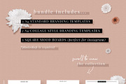 Branding & Mood Board Templates II, a Product Mockup by Pretty Bloom Designs (Thumbnail 3 of 5)