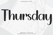 Thursday, a Handwritten Font by FreshTypeINK (Thumbnail 1 of 8)