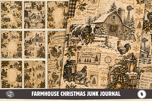 Farmhouse Christmas Junk Journal