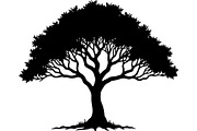 Silhouette Tree Vector Clipart Pack, an Object Graphic by jahid234 (Thumbnail 3 of 10)