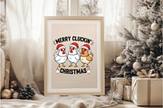 Christmas Chicken PNG, an Illustration by DreamArtGraphic (Thumbnail 4 of 6)