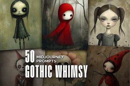 50 Gothic Whimsy Midjourney Prompts