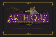 ARTHIQUE ELEGANT FONT, a Sans Serif Font by SHEILLA (Thumbnail 10 of 11)