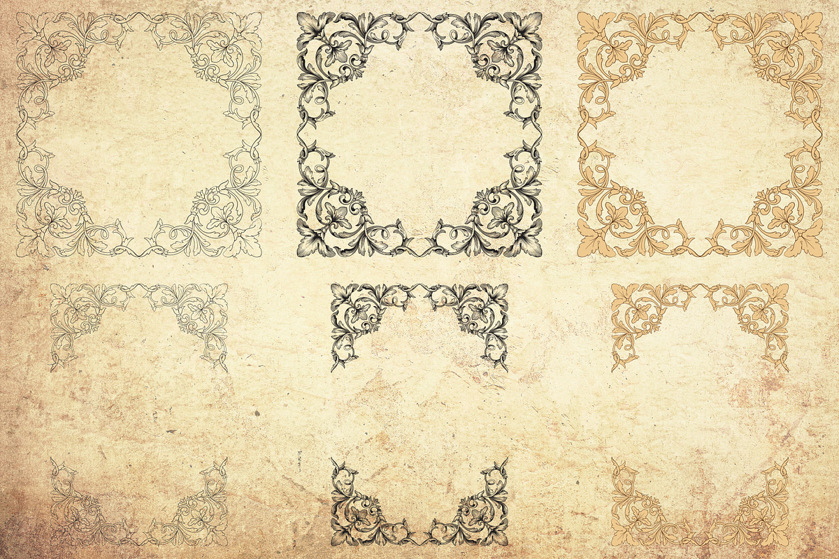 Vintage Ornaments in baroque style, a Decorative Illustration by Samira (Photo 6 of 6)