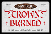 Kensy Zorem Typeface, a Blackletter Font by alit design (Thumbnail 6 of 20)