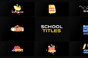 School Titles for FCPX, a Templates & Theme by FlashFXbox (Thumbnail 1 of 2)