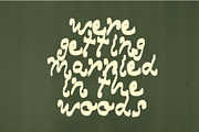 Woodland Hand Drawn Marker Font, a Handwritten Font by Madeline ODonoghue Design (Thumbnail 6 of 8)