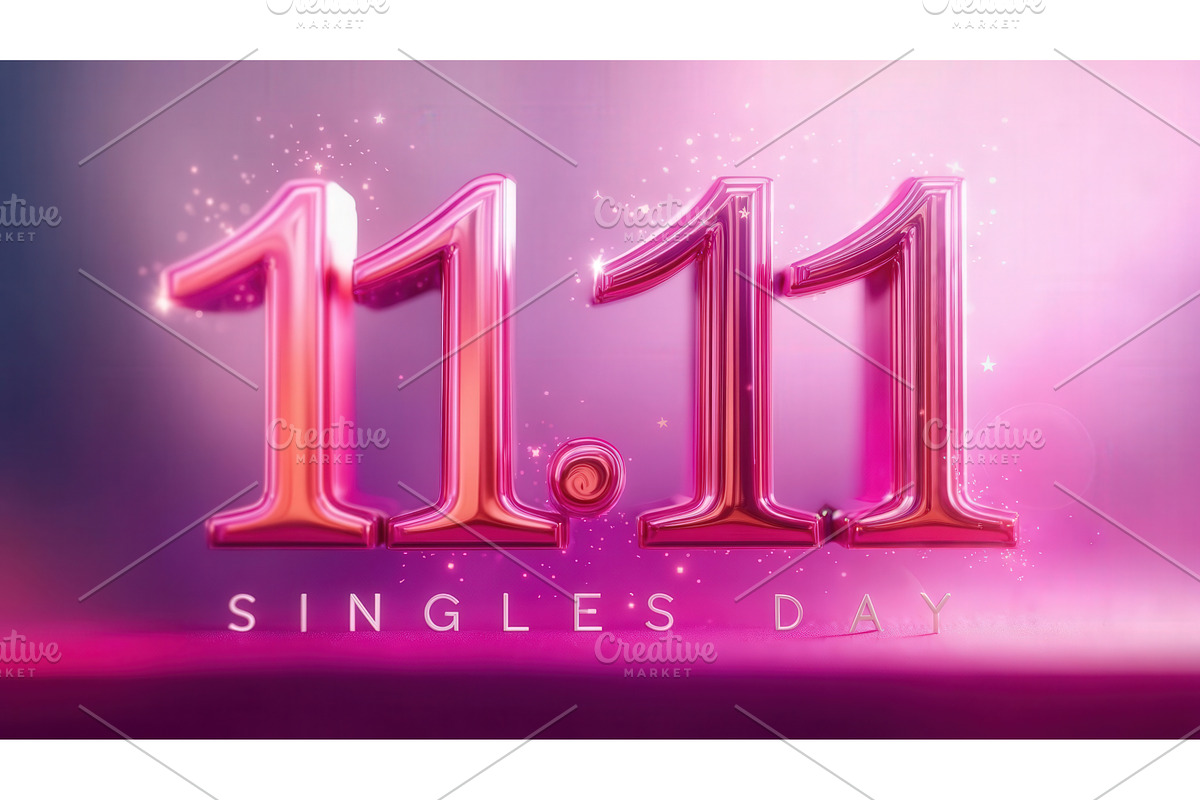 Vibrant 11.11 Singles' Day, an Illustration by tilialucida