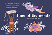 Time of the Month: period positivity, a Healthcare Illustration by Popova (Thumbnail 1 of 8)