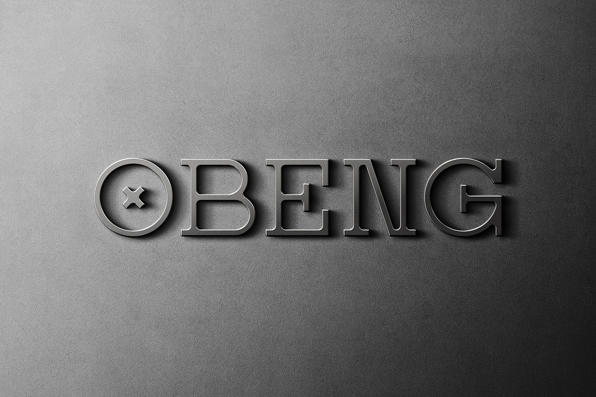 Stylish Steel Sign Mockup, a Product Mockup by Design Squad (Photo 2 of 8)