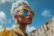 109 Fashion models in sunglasses, a Beauty & Fashion Photo by Handmadefont (Thumbnail 54 of 113)