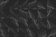 55 Vector Topographic Maps Bundle, a Texture Illustration by RDShop (Thumbnail 11 of 11)