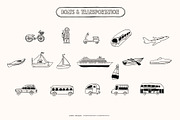 Travel Map Creator Collection, an Illustration by Happy Monday Creative (Thumbnail 3 of 22)