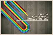 Conceptual vintage posters, a Technology Illustration by Radoman (Thumbnail 1 of 6)