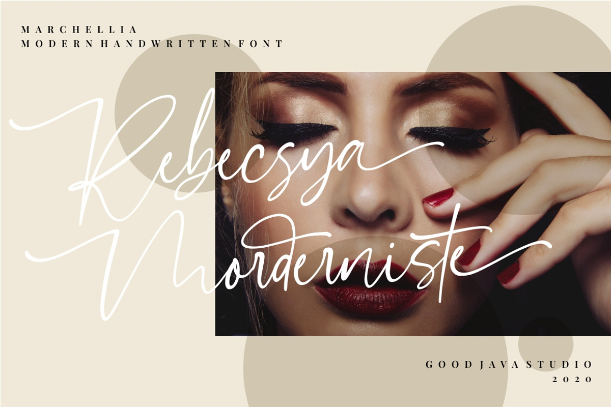 Marchellia - Modern Handwritten Font preview 7