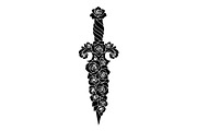 Ornamental Dagger Silhouette Bundle, an Object Illustration by Gaye Art (Thumbnail 22 of 31)