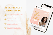 Boho Coach Instagram Carousel Canva, a Social Media Template by Ciera Design Templates (Thumbnail 3 of 9)