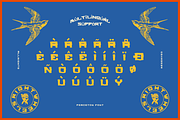 PEACETON - Retro Display Font, a Handwritten Font by Rightwheels (Thumbnail 4 of 10)
