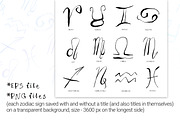 Quirky zodiac signs + stars set, an Object Graphic by SweetRenieDesigns (Thumbnail 2 of 9)