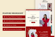 Red Velvet Canva Website Kaela UGC, a Marketing Template by AtelierDuVow (Thumbnail 8 of 10)