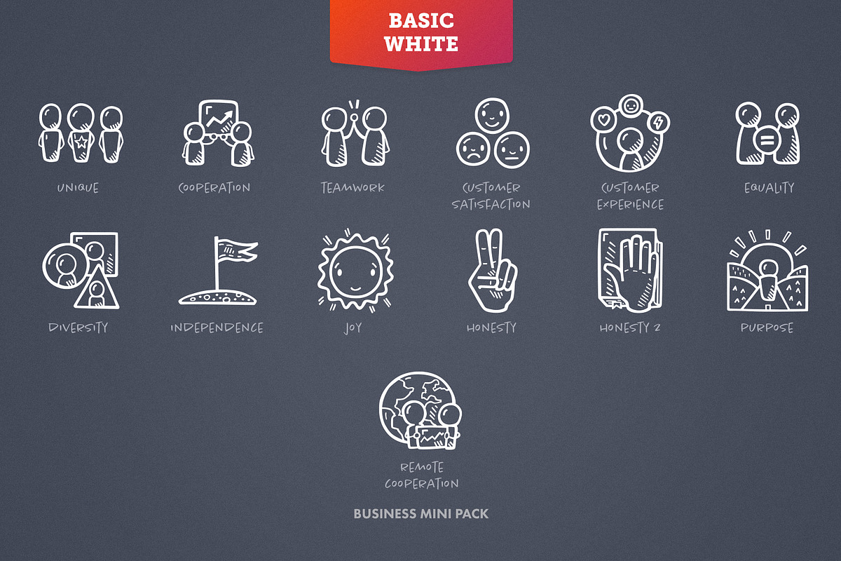 Teams And Values - Business Icons, an Icon by Good Stuff No Nonsense (Photo 13 of 13)