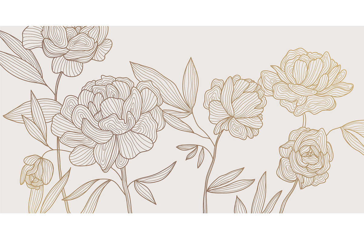 Line Flowers Illustrations, a Decorative Illustration by Marylia (Photo 10 of 19)