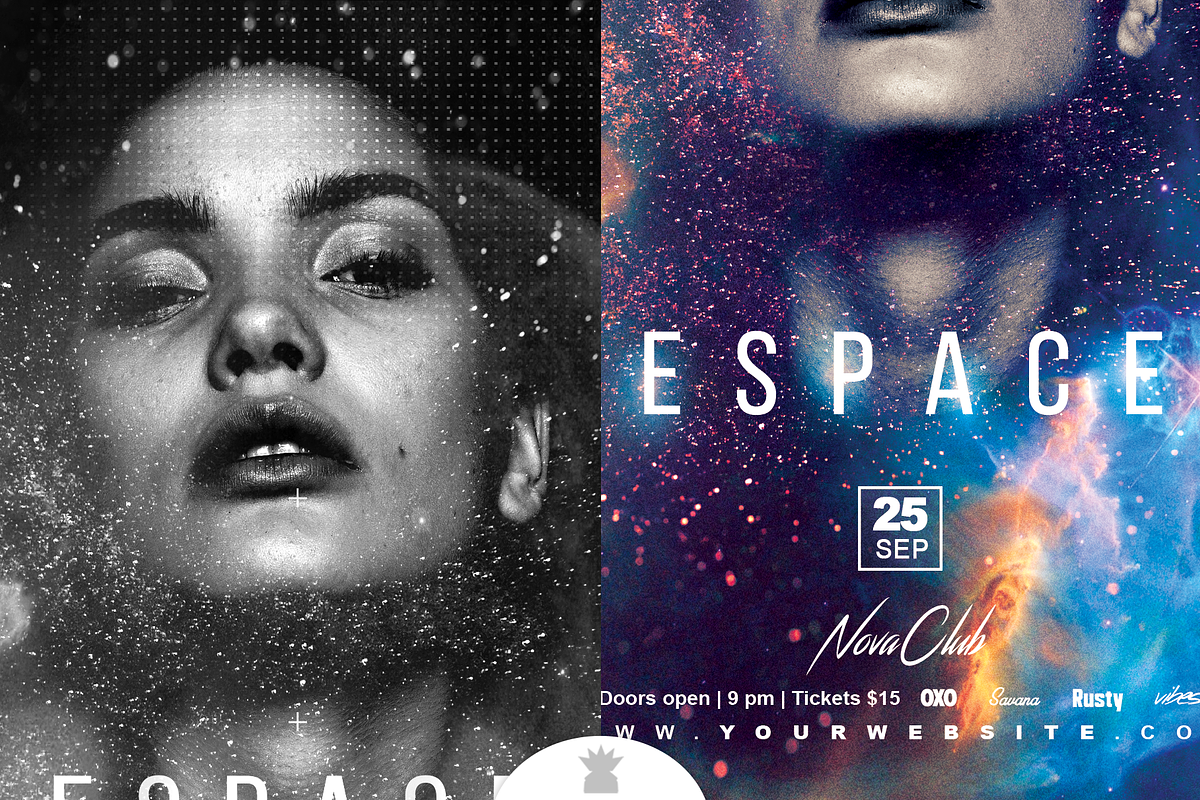 ESPACE Flyer Template, a Flyer Template by OVNI-TEMPLATES (Photo 4 of 4)
