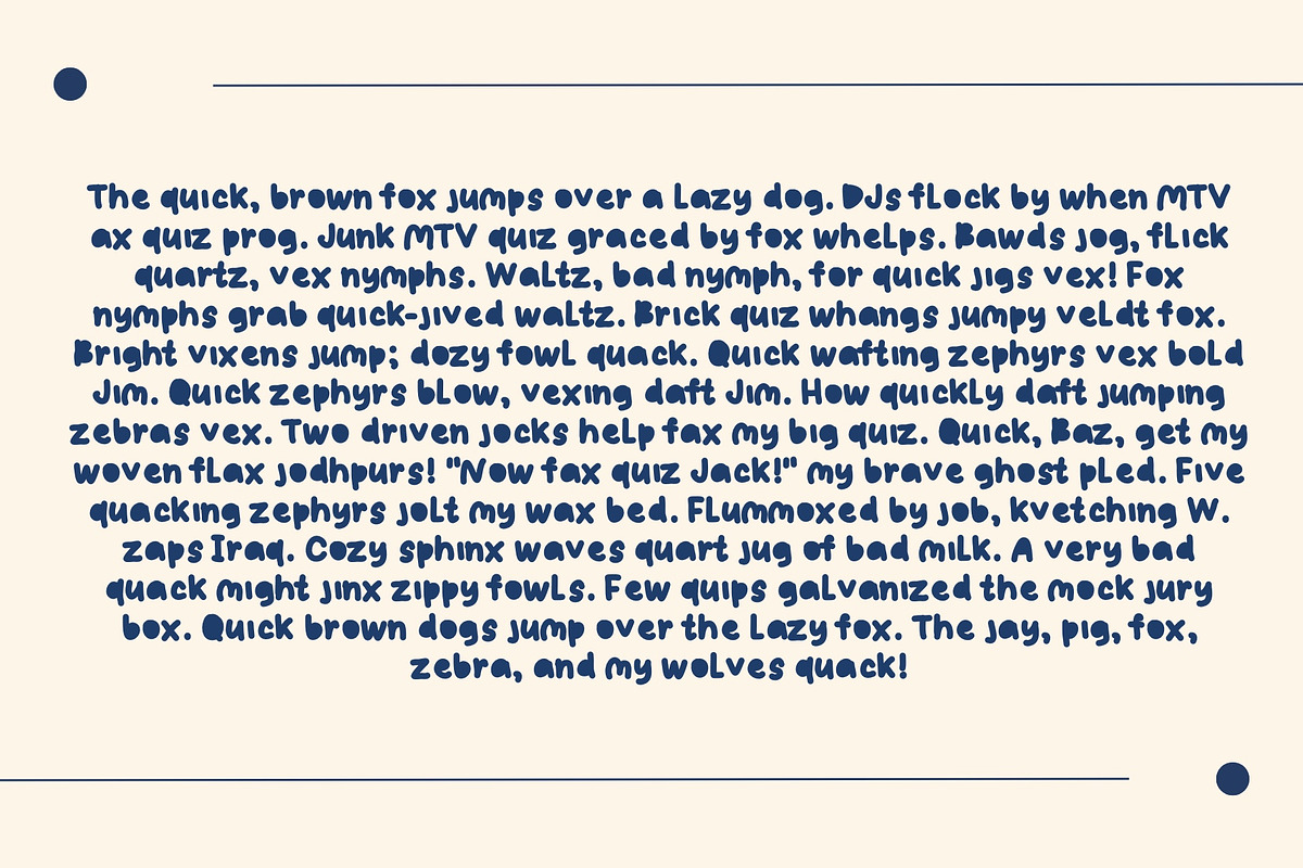 BOLD BUBBLE HANDDRAWN FUN CUTE FONT, a Handwritten Font by Ashiya Pixel (Photo 3 of 9)