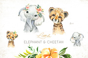 Africa. Little Watercolor Animals, an Animal Illustration by OctopusArtis (Thumbnail 2 of 11)