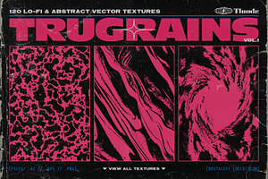 TRUGRAINS Brutalist Vector Textures