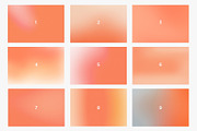 30 Electric Tangerine Gradients, a Texture Graphic by Olha Kozachenko (Thumbnail 2 of 9)