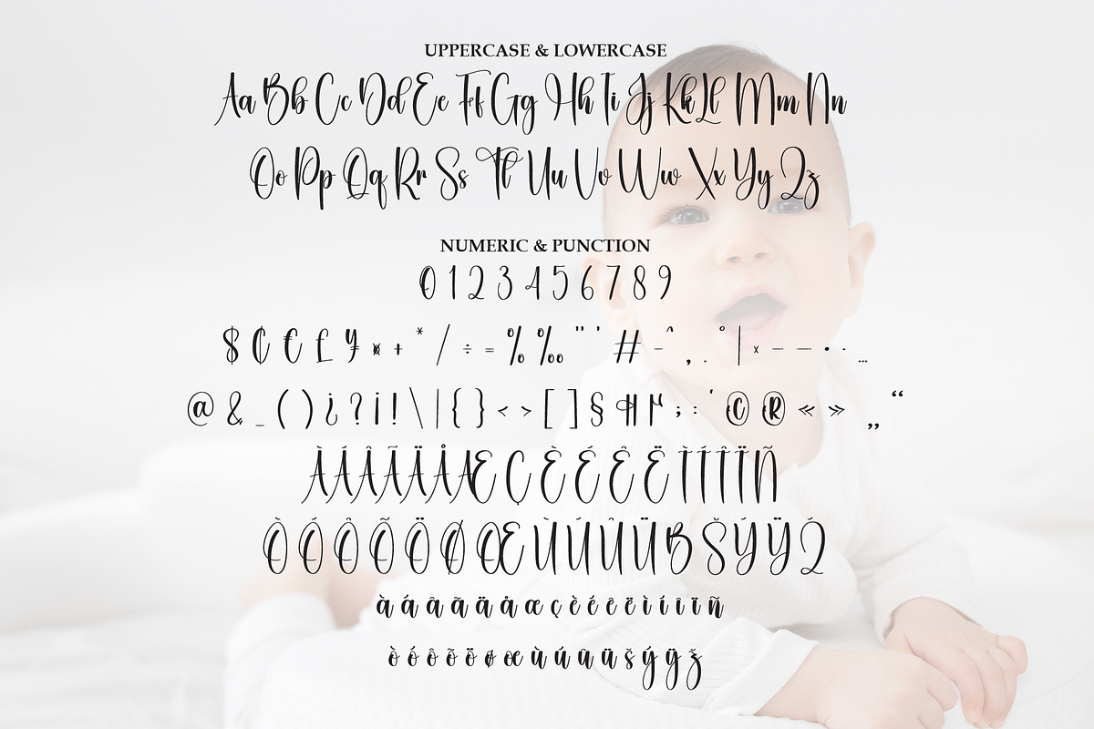Babycute | Script Font, a Handwritten Font by Scratchones (Photo 6 of 8)