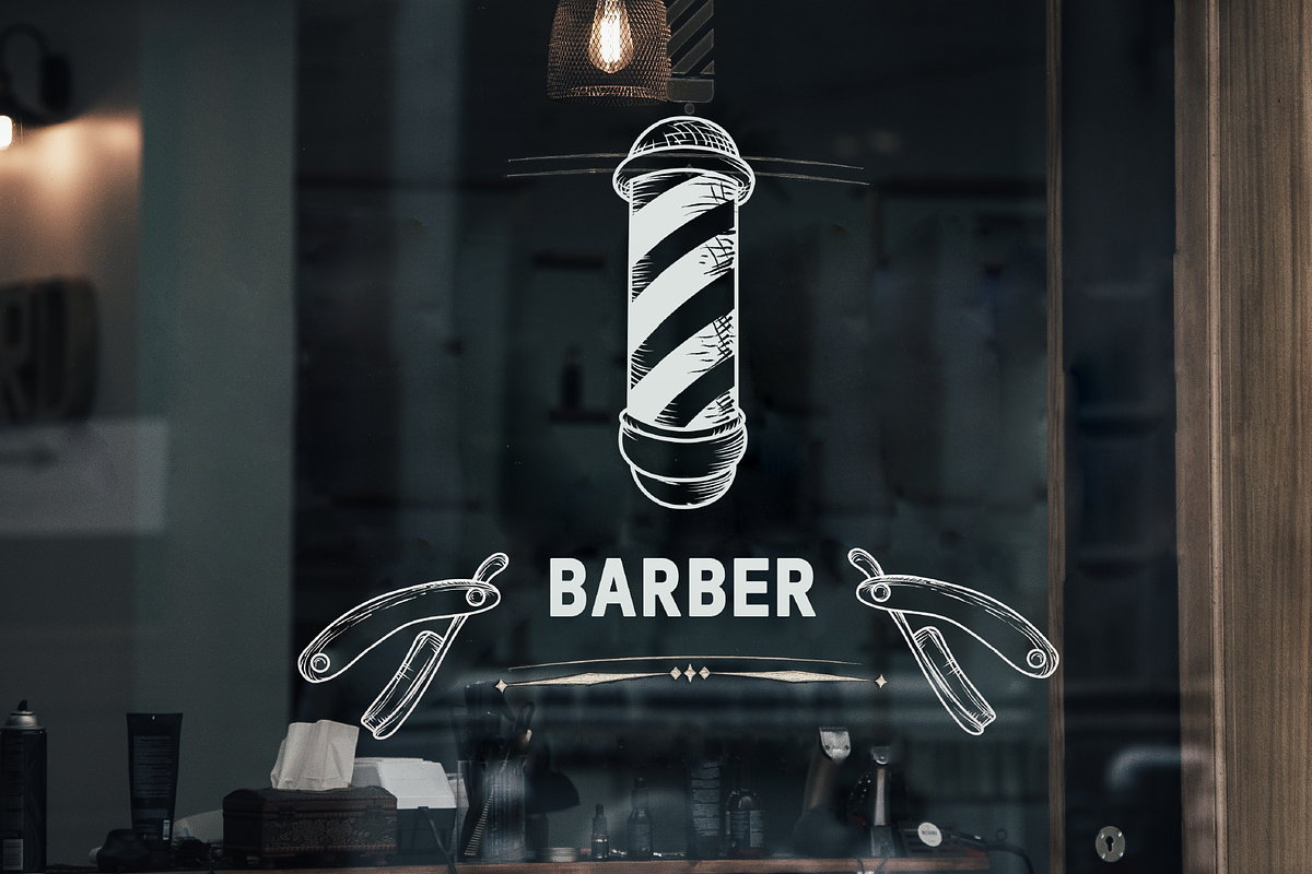 Barber Shop Vector Set, an Illustration by Inkwell Supply Co (Photo 7 of 7)