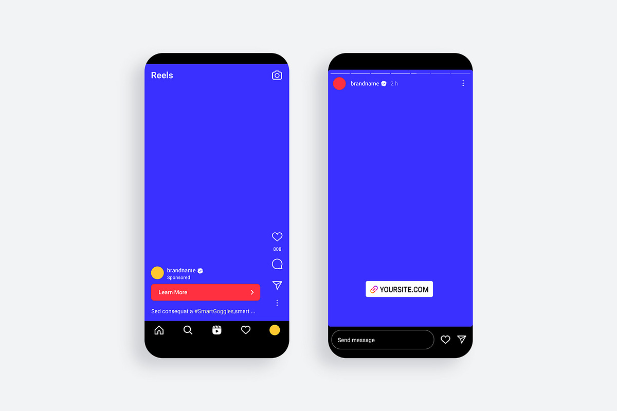Instagram Template Mockup PSD, a Social Media Template by Dilshod Sobirov (Photo 8 of 9)