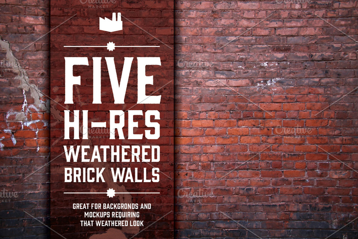 Weathered Brick Walls, a Texture Graphic by K Randall Wilcox (Photo 1 of 3)
