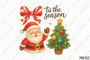 Tis the Season Christmas PNG, an Illustration by CraftArtStudio (Thumbnail 1 of 4)