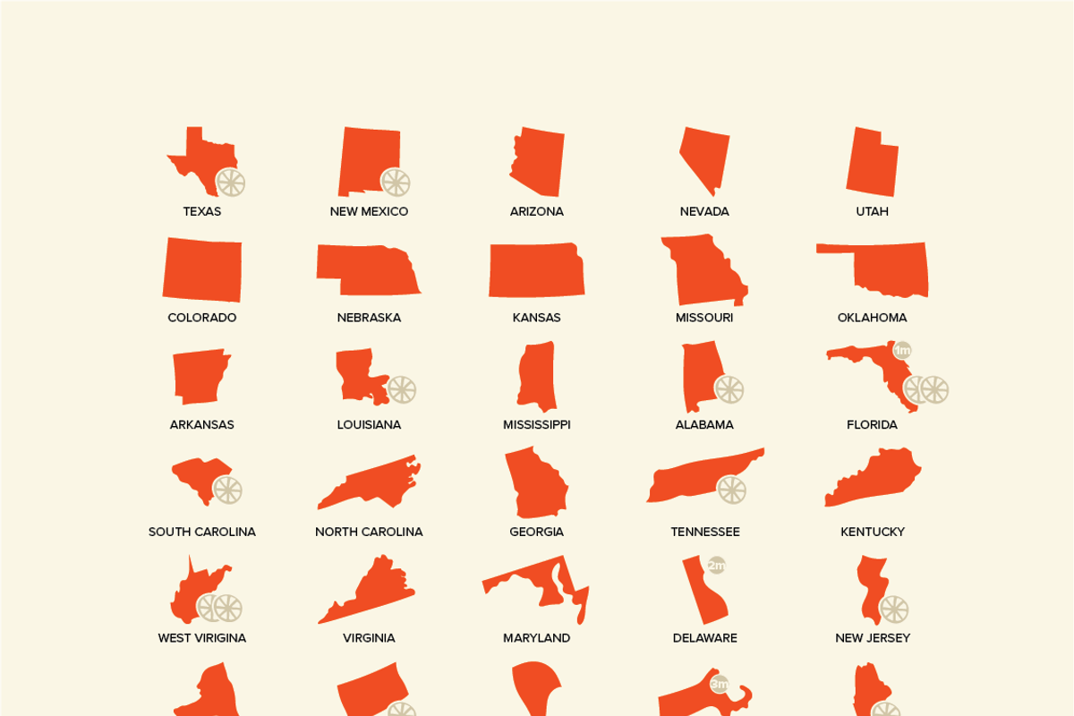 50 states. 50 days. poster., a Graphic by RGB.Shop (Photo 2 of 3)