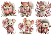 Whimsical Spring Animal Clipart, an Illustration by Daily.Designs (Thumbnail 3 of 8)