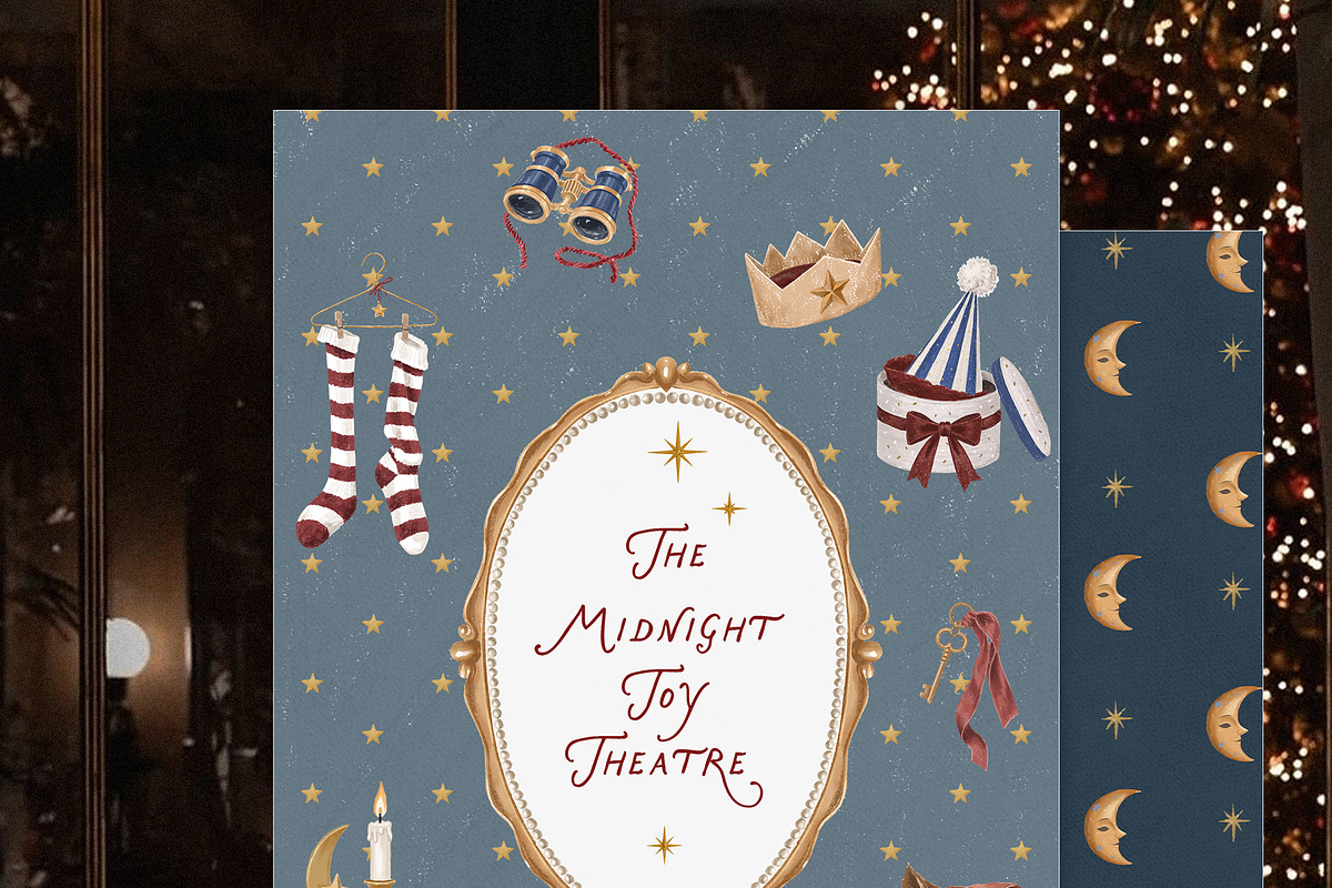 Christmas Theatre Clipart 230+, a Seasonal Illustration by Muse Artist (Photo 3 of 22)