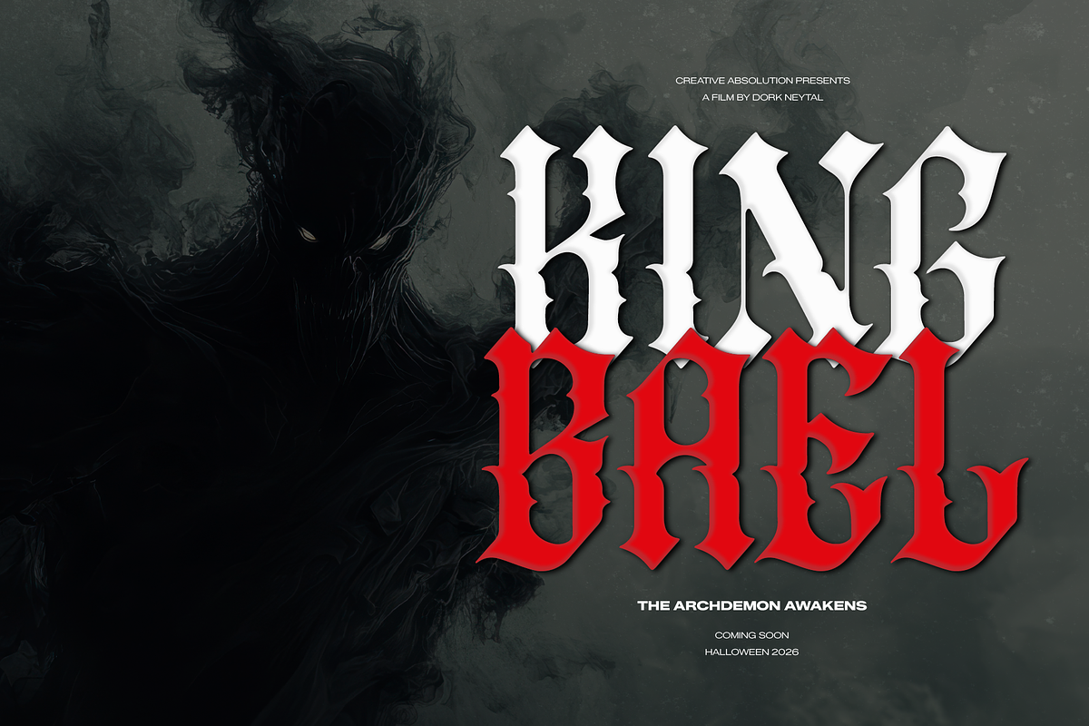 Dork Neytal | Black Metal Font, a Blackletter Font by Denustudios (Photo 4 of 12)